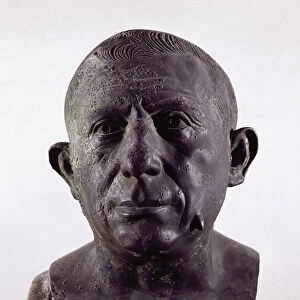 Lucius Caecilius Lucundus, banker from Pompeii (Bronze bust, c. 20-62 AD)