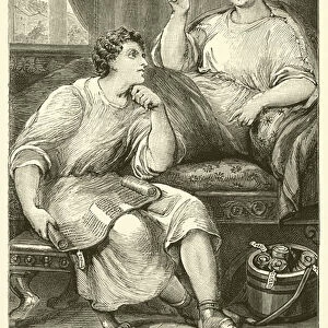 Marcus Aurelius and his Mother (engraving)
