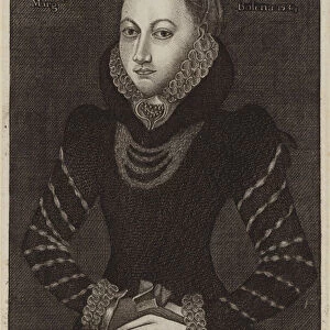 Margaret Boleyn, Grandmother of Anne Boleyn (engraving)