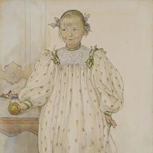 Martha Winslow as a Girl, 1896 (w / c on paper)