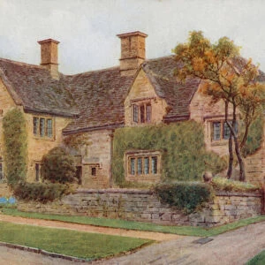 Mary Andersons Home, Broadway Worcestershire (colour litho)