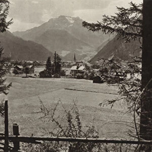 Mayrhofen (b / w photo)