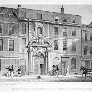 Merchant Taylors Hall, Threadneedle Street, from London and it