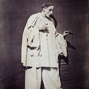 Mime: Charles Deburau (1829-1873) in "Pierrot at the pot of medicine"
