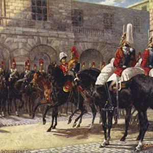 Mounting of the Guard (colour litho)