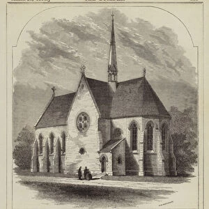 New English Protestant Church, St Catherine s, Stuttgart, Messrs Thomas Smith and Son, Architects (engraving)