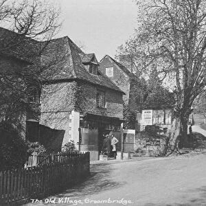 Old village, Groombridge, East Sussex (b / w photo)
