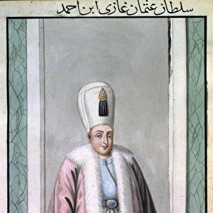 Othman (Osman) II (1603-22) Sultan 1618-22, from A Series of Portraits of