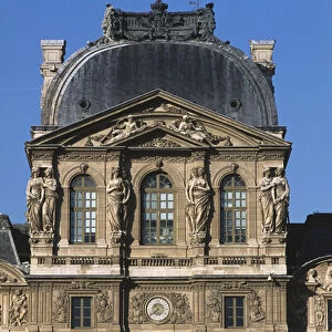 The pavillon Sully, Cour Carree; Lescot wing (photo)