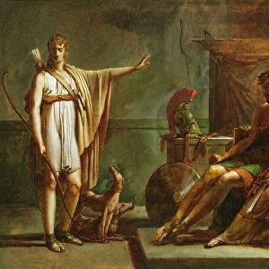 Phaedra and Hippolytus, 1802 (oil on canvas)