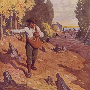 The Pioneer (colour litho)