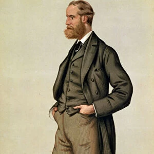 Portrait of Charles Stewart Parnell (1846-91) illustration from Vanity Fair