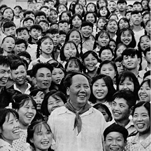 Portrait of Chinese head of state Mao Tse-Tung (Mao Ze-Dong or Mao Zedong or Mao Tse