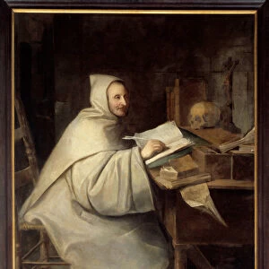 Portrait en pied de Armand Jean Le Bouthillier de Rance, abbe de la Trappe (1626 - 1700)