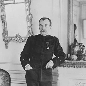 Portrait of General de Pellieux (b / w photo)
