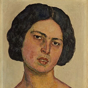 Portrait of Giulia Leonardi, 1910 (oil on canvas)