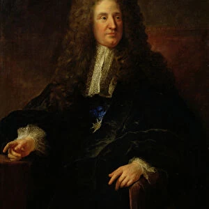 Portrait of Jules Hardouin Mansart (1646-1708) (oil on canvas)