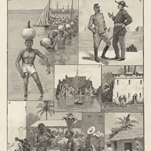 The Portuguese at Delagoa Bay (engraving)