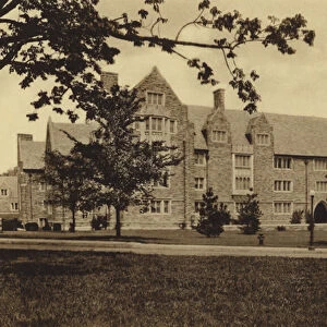 Princeton University: Pyne Hall (b / w photo)