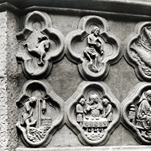 Quatrefoils with the Signs of the Zodiac and the Labours of the Year