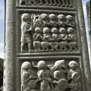 Detail of reliefs of Muiredachs High Cross, 9th-10th century