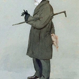 Revd. J. E. Sewell, Warden, from Vanity Fair, 1894 (w / c & pencil on paper)