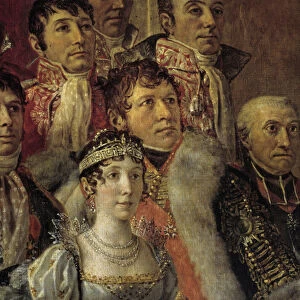 The Rite of Napoleon. Detail depicting Marie-Julie Clary (wife of Joseph Bonaparte