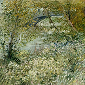 River Bank in Springtime, 1887 (oil on canvas)