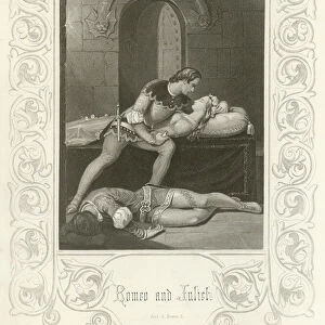 Romeo and Juliet, Act V, Scene III (engraving)