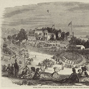 Rural Fete at Rock End, Torquay, for the Benefit of the Local Charities (engraving)