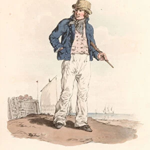 Sailor (coloured engraving)