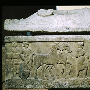 Sarcophagus from the Banditaccia Necropolis, Cerveteri, Italy (limestone)