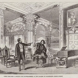 Scene from Miss P Hortons New Entertainment, at the Gallery of Illustration, Regent-Street (engraving)
