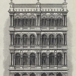 Shop Architecture in Manchester (engraving)