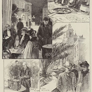Sketches at Monte Carlo (engraving)