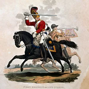 Soldier from the First Regiment of Life Guards, from