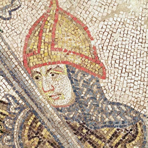 A soldier with a sword (mosaic)