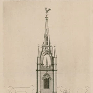 St Dunstan in the East, London (engraving)