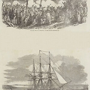 The St Lawrence at Southampton (engraving)