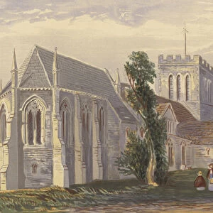 St Mary, Madley, Herefordshire (colour litho)