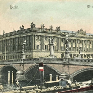 Stock Exchange, Friedrichstrasse, Berlin (colour photo)