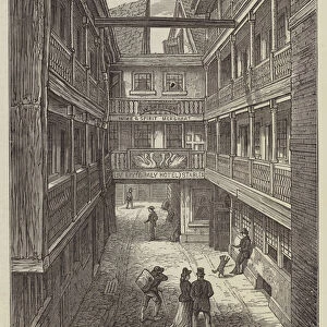 The Four Swans, Bishopsgate-Street (engraving)
