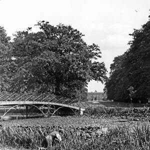 Syon House from the Park, 1899, from The English Country House (b/w photo)