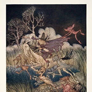 "The Nightmare, with her whole ninefold... ", from The Legend of Sleepy Hollow