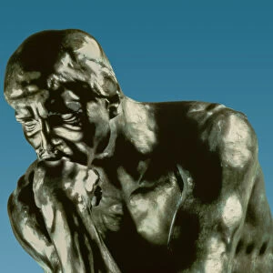The Thinker, 1881 (bronze) (detail)