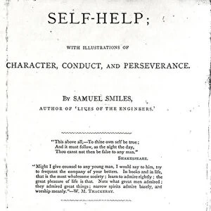 Title Page for Self-Help; with Illustrations of Character