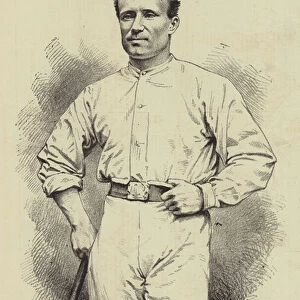Tom Humphrey, the Celebrated Surrey Cricketer (engraving)