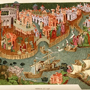 Venice, 1338, after a manuscript in the Bodleian Library, from A Short History