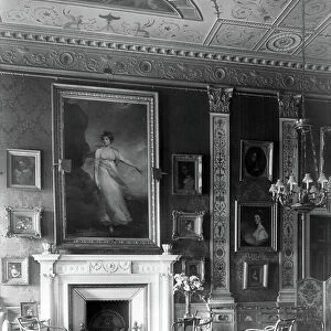 A View of the Organ Drawing Room at Lansdowne House, London, from The Country Houses of Robert Adam, by Eileen Harris, published 2007 (b/w photo)