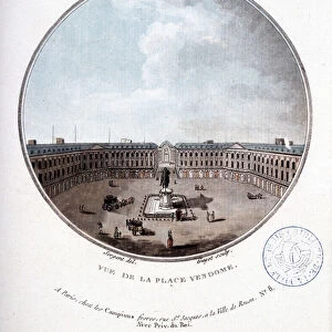 View of Place Vendome - in "Picturesque views of the main buildings of